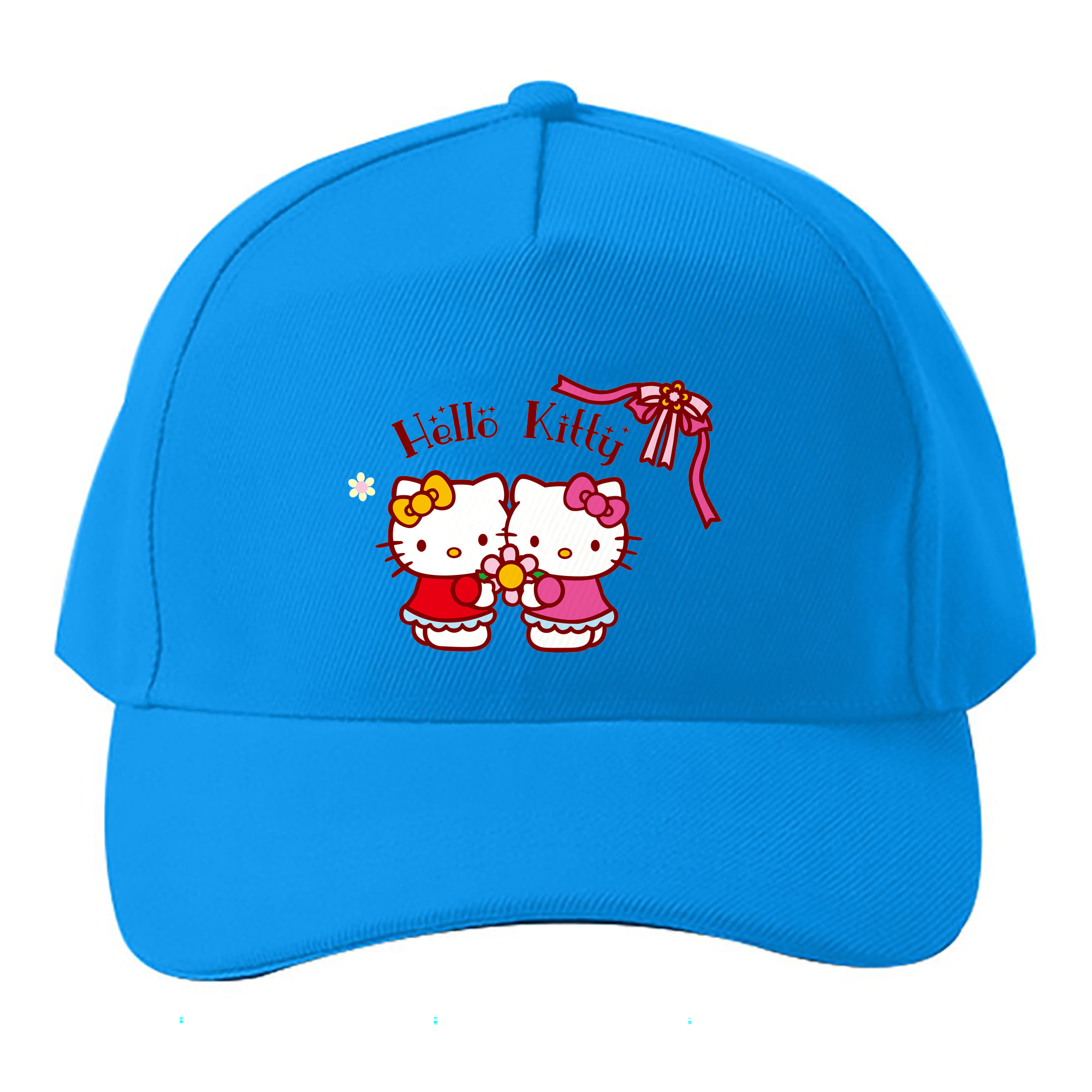 （画像用） Hello Kitty ハローキティ ベースボールキャップ 綿100％ 男女兼用 帽子 スポーツ